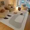 Tapete Nórdico para Sala de Estar, Tapete Estilo Ins Luxo Leve para Sofá e Mesa de Centro, Tapete Minimalista para Quarto, Tapete de Piso Moderno Simples