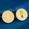 Moneda Conmemorativa Sanxingdui Calcomanía para Refrigerador 2 en 1 Marcapáginas de Metal Recuerdos Culturales y Creativos de Lugares Escénicos para Enviar Regalos de Cumpleaños