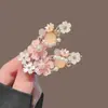Horquilla de Flor Estilo Antiguo Accesorio para el Cabello Pinza para el Cabello Pinza de Pato Exquisita de Gama Alta Versátil
