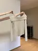 Elegante top de punto estilo francés, sin hombros, para mujer, nuevo suéter de otoño/invierno, moderno y versátil