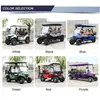 Carritos de golf de 4 y 6 plazas para comercio exterior para oficinas de ventas inmobiliarias, recorridos de propiedades, parques turísticos, carritos de golf eléctricos