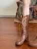 Botas de Mujer con Tacón Grueso y Punta Redonda 2025 Nuevas Botas de Moda para Primavera y Otoño