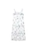 Vestido Floral de Tirantes con Cintura Ajustada para Adelgazar, Nuevo de Primavera 2026, Venta Caliente Exclusiva Transfronteriza, Estilo Francés, Orquídea Fresca