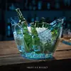 Cubo de Hielo de Plástico Yuanbao, Engrosado y Transparente como Material, para Restaurantes, Bares, KTV, Cubo para Cerveza, Cubo de Hielo para el Hogar, Cubo para Enfriar Champagne