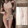 Love Lingerie, Pijama de una pieza de encaje Pura Pasión, Uniformes Apasionados sin Entrepierna, No es Necesario Quitarse, Lencería de Tentación para Diversión en Pareja