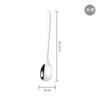 Vajilla de Acero Inoxidable 304 Celebridad de Internet Estilo Coreano Cuchara Cuchara Cuchara Sopera Hogar Mango Largo Cuchara de Postre para logo Fabricantes