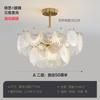 Lustre de Sala de Estar de Luxo Leve Francês Cristal Pérola Luz Luxo Vermelho da Internet Lâmpada Vento Creme Atmosférica Lâmpadas de Quarto Sala de Jantar Atacado