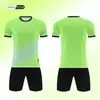 Conjunto de Uniforme de Fútbol para Hombre al por Mayor Uniformes de Equipo de Competición Uniformes de Entrenamiento Deportivos de Manga Corta para Adultos y Niños Camisetas de Fútbol Transpirables de Verano