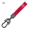 Chaveiro de carro de couro personalizado metal criativo fivela de cachorro fofo anel de chaveiro de couro acessórios pequeno anel pingente
