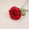 Rosa Individual Artificial, Bestseller Transfronterizo, Decoración Cálida para el Hogar, Rosa Roja Artificial, Arreglo de Piso para Salón de Bodas, Arreglo de Flores Artificiales