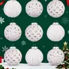 Bolas de Navidad de Ganchillo Puras Hechas a Mano Transfronterizas Accesorios para Sesiones de Fotos de Escenas Navideñas Fabricantes de Bolas Productos Terminados Venta al por Mayor