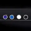 Pendientes de Acero de Titanio Estilo Coreano para Hombre Tendencia Distintivo Hip-Hop Individual Negro Pendientes Simples Versátiles Joyería para Estudiantes Accesorios