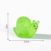Transfronterizo Nuevo Luminoso Pequeño Caracol Jardinería Paisajismo DIY Decoraciones Accesorios Micro-paisaje Miniatura Mini Pequeños Adornos
