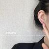 No es necesario quitárselos al dormir, Pequeños y versátiles, Pendientes de botón negros sencillos, Pendientes, Aguja para piercing de oreja de aguja de plata 925 para mujer