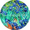 10mm12mm18mm20mm25mm40mm Pintura Famosa de Van Gogh 555 Piedra Preciosa del Tiempo Vidrio de Cristal Parche Redondo