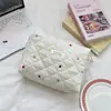 51171 Bolsa de Mão Acolchoada Bordada Grande Capacidade Embalagem de Cosméticos Bolsa de Armazenamento para Miudezas Bolsa de Cosméticos Macia