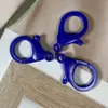 Acessórios para Bolsa Fivela de Pendurar Acrílico Fecho Lagosta 35mm Fecho Lagosta Cor Plástico Chaveiro de Celular Material DIY