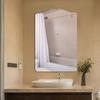 JM705 Adhesivo de Pared de Espejo Acrílico Transfronterizo Espejo Ovalado Cuadrado Inodoro Baño Fondo Adhesivo Decorativo de Espejo