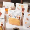 Bolsa de Embalaje para Pan Tostado Horneado 450g Ventana Pan de Molde Mochi Galleta Bolsa de Embalaje Bolsa de Comida Auto-Sellante Venta al por Mayor