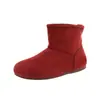 Botas de Nieve Gruesas de Ante Estacionales First Encounter para Mujer 2026 Otoño/Invierno Nueva Moda Cálidas con Forro de Polar y Tobillo Engrosado