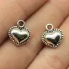 13x 11mm 1.5g acessórios de joia multicoloridos DIY feito à mão coração de amor pingente de coração