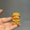 Piezas de Mango para Talla en Madera de Tuya, Doce Signos del Zodíaco, Adornos Populares, Piezas de Mango, Manualidades de Animales, Muebles para Escritorio y Hogar