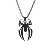 Lele Joias Venda Quente Transfronteiriça na Europa e América, Pingente de Aranha Personalizado em Aço Inoxidável, Colar Tendência Masculino em Aço Titânio