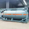 [Precio de Depósito] Pequeño Tanque Móvil de Transporte de Aluminio Puro de 20 Pies Gabinete Contenedor de Latas para Artículos Corrosivos