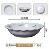 Sopera imitación porcelana de melamina tazón para servir sopa de restaurante tamaño grande tazón de mar tazón de frutas tazón grande comercial para fideos tazón para sopa de pescado con col hervida encurtida