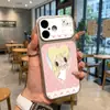 Aplicável ao Apple instantaneamente se torna 17promax desenho animado janela grande Xiaoyu iphone celular capa de silicone rígido Corning UV personalizada