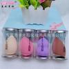 Húmedo no periódico látex belleza maquillaje huevo gotas esponja calabaza esquinas cortadas oliva desmaquillante esponja de maquillaje