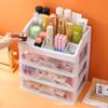 Caja de Almacenamiento de Cosméticos de Escritorio de Cabello Lacio Tipo Cajón Organizador de Joyería Lápiz Labial Artículos Varios Papelería Estante de Almacenamiento de Artículos Varios
