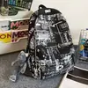 Mochila Escolar Nuevo Estilo Coreano Graffiti Estilo Ins Mochila Escolar Primaria Niño Mochila Escolar Gran Capacidad Mochila Escolar Sencilla