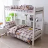 Novo Modelo 2025 Conjunto de Três Peças 100% Algodão para Estudantes Conjunto de Roupa de Cama Puro Algodão para Dormitório Estudantil