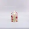 Vela Eletrônica LED Rosa Luz Decorativa Criativa Vela com Chama Simulada Transfronteiriça Vela Romântica para Confissão de Casamento