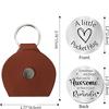 [Superventas] Pock Hug token abrazo de bolsillo moneda de acero inoxidable superventas transfronterizas letras europeas y americanas regalo estuche de cuero