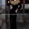Chal de mujer, nueva moda, cuello delantero y trasero, encaje de ganchillo, vestido hueco, accesorios de decoración