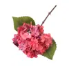 Flores de hortensia artificiales retro de otoño más vendidas transfronterizas, flores de seda de un solo tallo para bodas, hoteles y decoración del hogar, y para crear arreglos florales