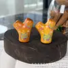 Conector de Tres Vías Pintado de Madera de Durazno Viejo para Manualidades, Accesorios para Pulseras Hechas a Mano DIY T8491 Conector de Tres Vías de Durazno