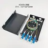 Cajas de terminales de fibra óptica de 4, 8, 12, 24 núcleos y 48 núcleos (SC/FC/LC totalmente equipados de escritorio, de pared, para rack, tipos de telecomunicaciones)