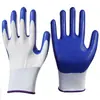 Guantes de Trabajo Antideslizantes y Resistentes al Desgaste para Obra Guantes de Jardinería Obra Marina Guantes de Protección Laboral de Nylon Nitrilo Recubiertos