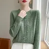 Dmr-549 Cárdigan Bordado Suéter de Punto Chaqueta Cárdigan Manga Larga Estilo Nuevo