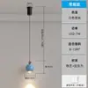 Luminária pendente ajustável, luxo moderno, design simples, adequada para quarto, cabeceira, sala de estar, sala de jantar, bancada de ilha, decoração de pousada, luz de toque ambiente