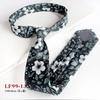 Corbata Floral Estilo Hong Kong Vintage para Hombre Ancha 8cm Marca de Moda Estampada Combinación Total Estilo Coreano Casual Caballero Ins