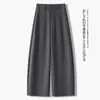 Pantalones anchos de pierna ancha para mujer de moda, nueva colección otoño 2026, pantalones rectos fluidos de corte banana