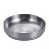 Tazón de arroz vintage de acero inoxidable 304, tazón para kimchi, tazón para plato frío, vajilla para restaurante de barbacoa, tazón japonés para condimentos, tazón de hierro