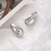 Pendientes de Clip Brillantes con Forma de Gota de Agua Más Vendidos de Amazon para Mujer, Pendientes de Botón Pequeños con Forma de Frijol Minimalistas Franceses al por Mayor