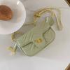 Bolso Bandolera Versátil Ins para Mujer, Verano 2026 Nuevo Bolso de Cadena Acolchado de Moda, Bolso Cuadrado Pequeño Estilo Chanel, Bolso Pequeño de Un Hombro