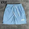 Pantalones Cortos 3V3 Transpirables de Secado Rápido para Baloncesto, Deportes, Correr, Fitness, Pantalones Cortos Prácticos Estilo Americano, de Longitud hasta la Rodilla, Pantalones de Tres Cuartos