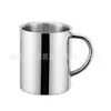 Taza de Café Gruesa de Doble Capa de Acero Inoxidable 304 Taza para Niños Aislada Taza para Beber Suministros de Hotel Chapado en Oro